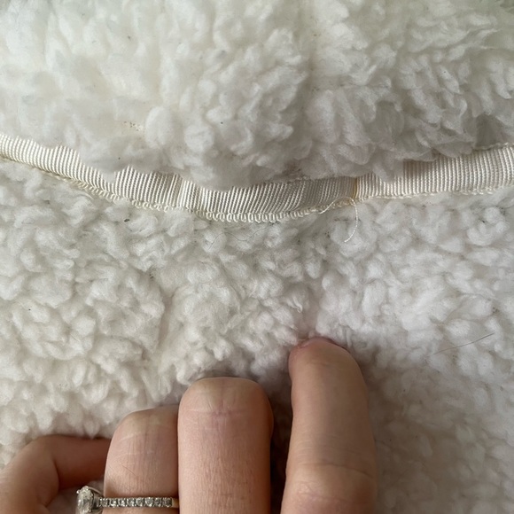 Kate Spade New York White Sherpa Fleece Robe With Pockets Women’s Size M - Picture 12 of 14